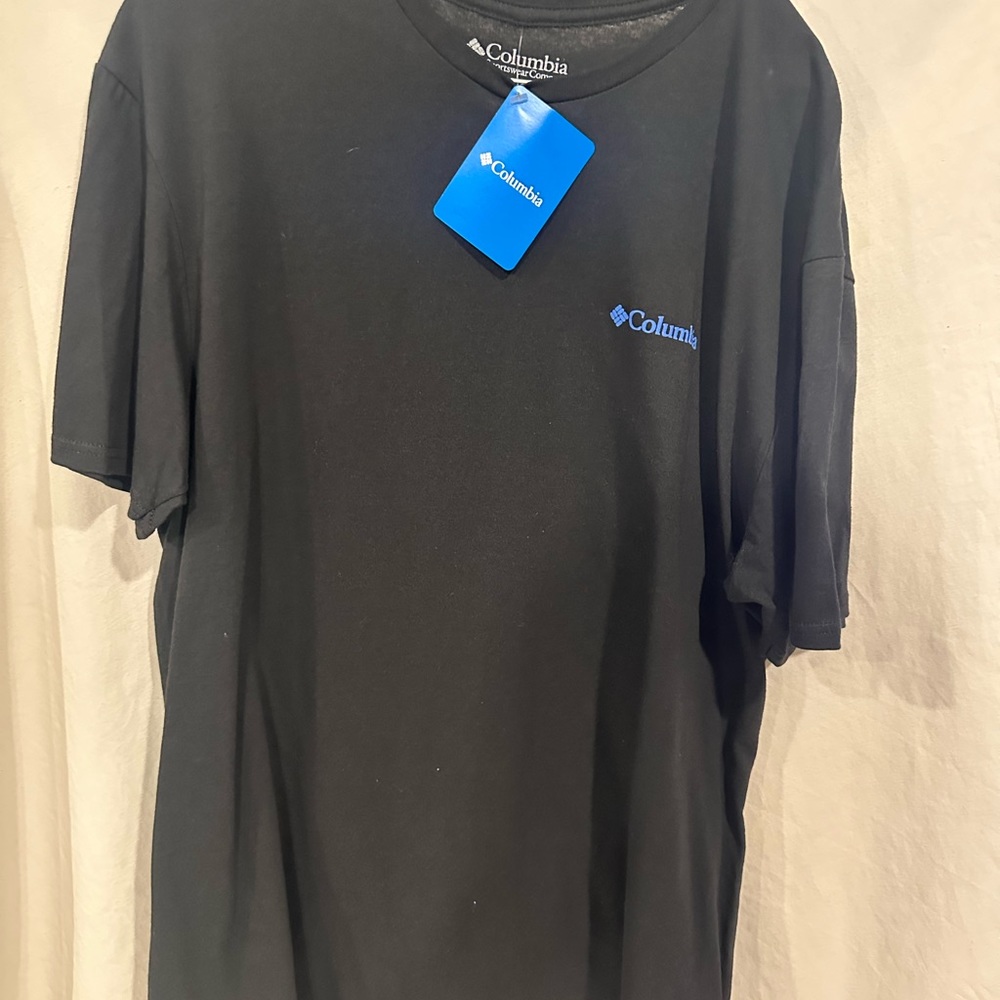 Columbia men's T-shirt XL NWT black